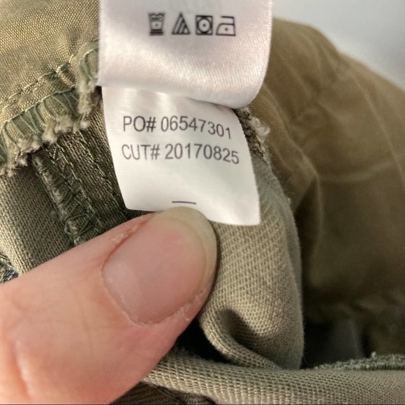 DENIM 24/7 Khaki Tropical Floral Printed Distressed Stretch Jeans Plus Size 30W - Picture 11 of 12